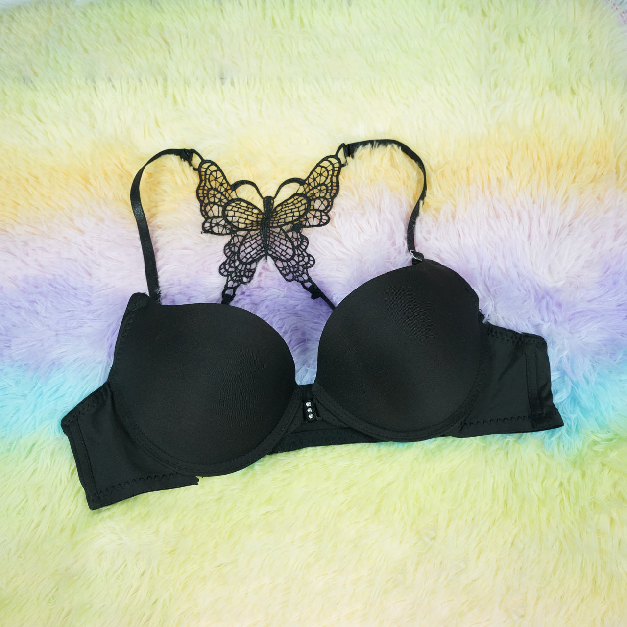 Butterfly Style Front Open Padded Bra